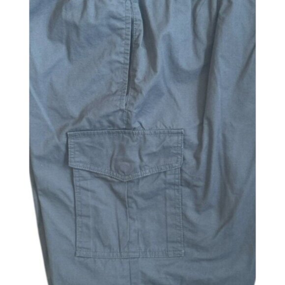 Amazon Essentials Men's Elastic Waist Cargo Shorts 100% Cotton Navy- XXL - Picture 4 of 9